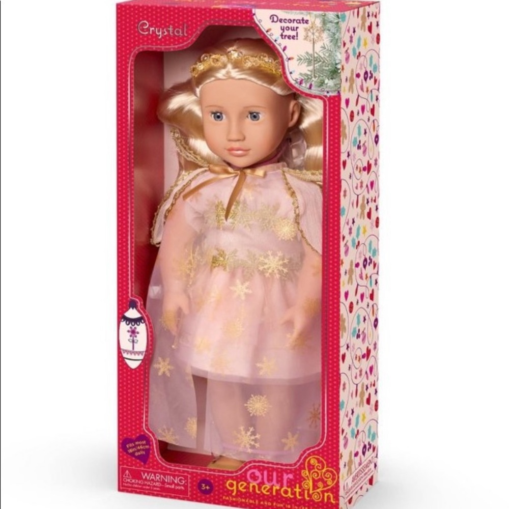 Limited Edition Crystal holiday doll